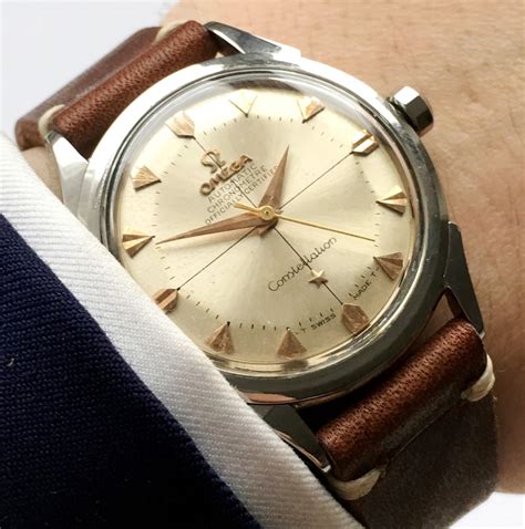 omega pie pan constellation replica|omega constellation day date vintage.